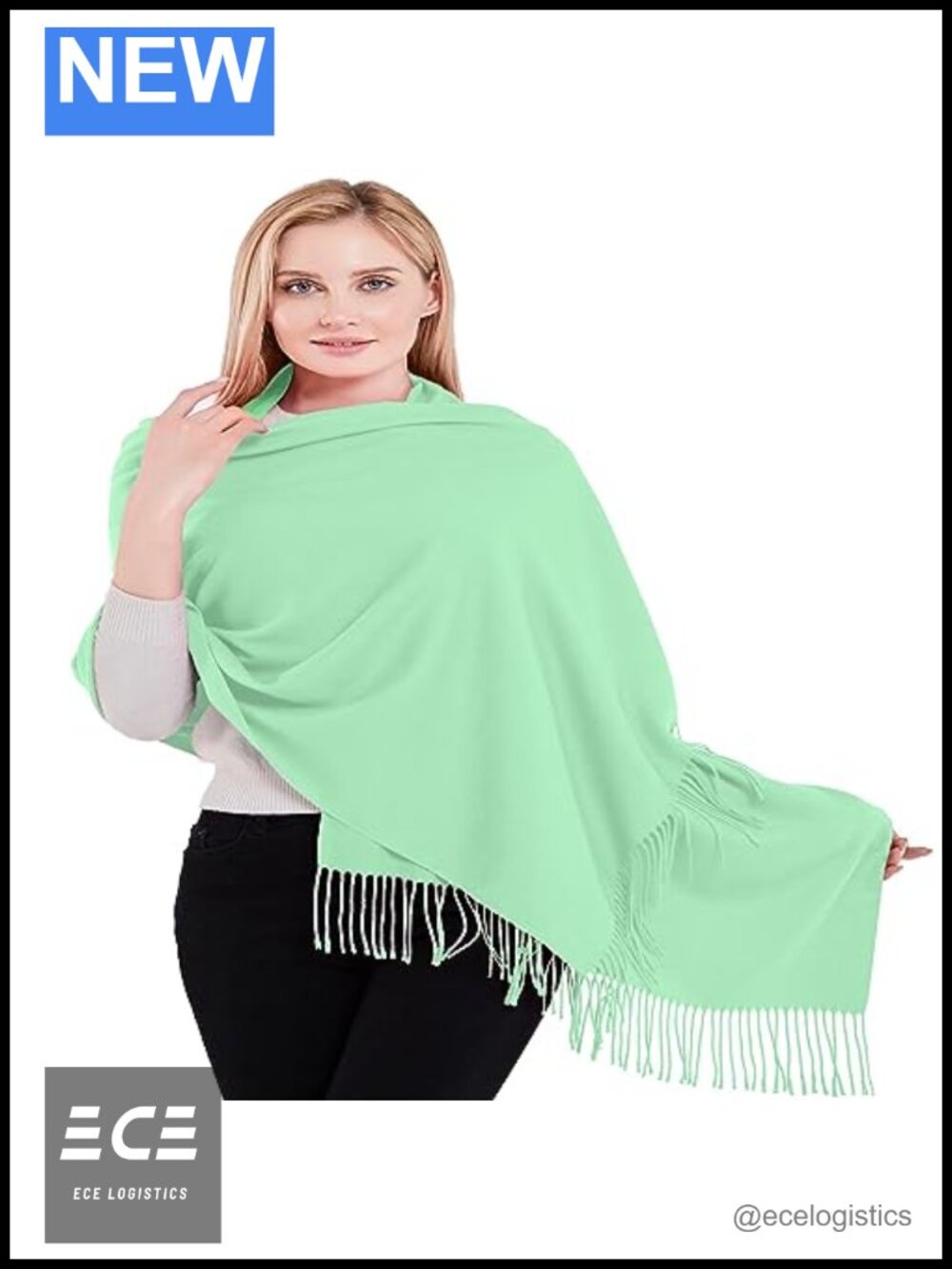 100% Cashmere Shawl Pashmina Scarf Wrap Stole Hand Made Nepal 82x28